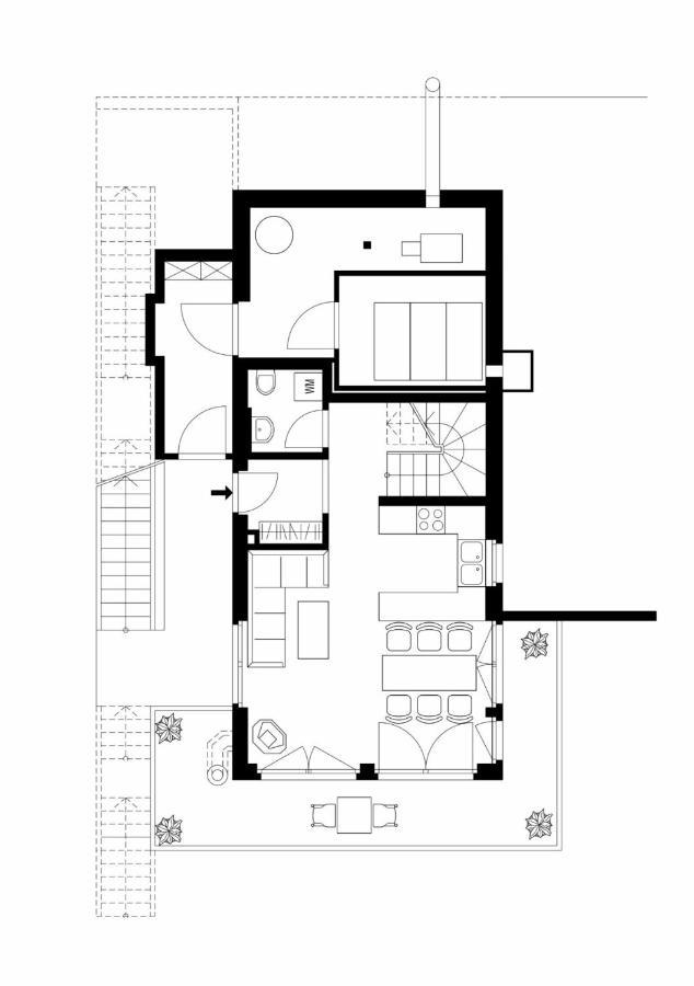 Modern Apartment With Matterhorn View Церматт Экстерьер фото